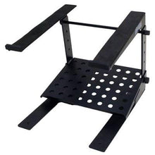 Load image into Gallery viewer, Laptop Computer Desk Top Mountable Stand with Shelf