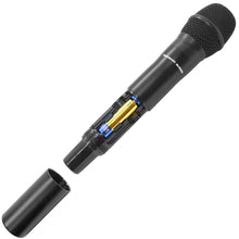 Load image into Gallery viewer, SA-U2HHLV2-2 - 2 Channel UHF Wireless Microphone System with 1 Handheld & 1 Headset Microphone