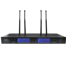 Load image into Gallery viewer, SA-U2HH1-2 - 2 Channel UHF Wireless Microphone System with 2 Handheld Microphones