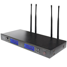 Load image into Gallery viewer, SA-U2LV3-2 - 2 Channel UHF Wireless Microphone System with 2 Headset Microphones