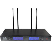 Load image into Gallery viewer, SA-U2HHLV2-2 - 2 Channel UHF Wireless Microphone System with 1 Handheld & 1 Headset Microphone