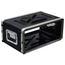 Load image into Gallery viewer, SALWR4M - Lightweight 4 Space Mid-Size ABS Rack Case - 4U PA DJ Medium Depth Rack Case