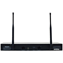 Load image into Gallery viewer, SA-U2HHLV2 - 2 Channel UHF Wireless Microphone System with 1 Handheld & 1 Lavalier Microphone - 1st Generation