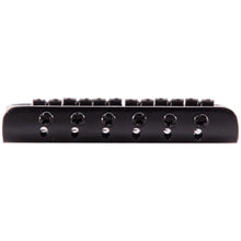 Load image into Gallery viewer, Black Hardtail Bridge for Tele Style Electric Guitars