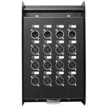 Load image into Gallery viewer, SAMP-12x4x100 - 12 Channel, 100 Foot XLR Snake Cable with Easy Disconnect Trunk
