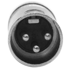 Load image into Gallery viewer, SAPT508 - 4 Pack of XLR Male to 1/4" TRS Stereo Male Cable Adapters - XLR-M to 6.3mm