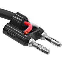 Load image into Gallery viewer, SAPT514 - 2 Pack of 6 Inch Banana Plug to 1/4 Inch TS Mono Female Patch Cables