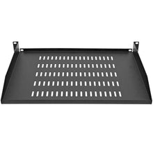 Load image into Gallery viewer, SARCS-05 - 1 Space Vented Server Shelf - 1U Rack Mount Case Shelf - 14" Deep