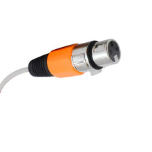 Load image into Gallery viewer, SASN4O - 4 Channel 2 Foot Balanced XLR Snake Cable - Orange Cable Shell