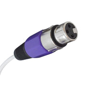 Load image into Gallery viewer, SASN4P - 4 Channel 2 Foot Balanced XLR Snake Cable - Purple Cable Shell
