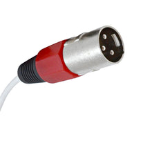 Load image into Gallery viewer, SASN4R - 4 Channel 2 Foot Balanced XLR Snake Cable - Red Cable Shell