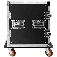 Load image into Gallery viewer, SATAC12U - Heavy Duty 12 Space ATA Rack Case with 4 Inch Casters - 12U Server Case