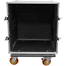Load image into Gallery viewer, SATAC12U - Heavy Duty 12 Space ATA Rack Case with 4 Inch Casters - 12U Server Case