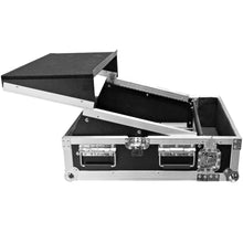 Load image into Gallery viewer, SATAC2x10 - Heavy Duty 2 Space ATA Rack Case with 10U DJ Mixer Top and Laptop Shelf