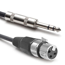 Load image into Gallery viewer, SATRXL-F10 - 8 Pack of Multi-Color 10 Foot XLR Female to 1/4 Inch TRS Patch Cables
