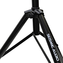 Load image into Gallery viewer, Pair of PA/DJ Steel Tripod Speaker Stands & Subwoofer Poles
