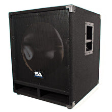 Load image into Gallery viewer, Pair of Empty 15 Inch Pro Audio Subwoofer Cabinets