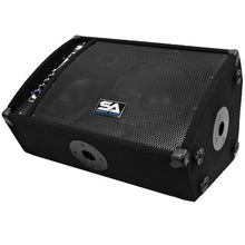 Load image into Gallery viewer, FL-10MP-PW - Pair of Premium Powered 2-Way 10" PA Floor Monitors with Titanium Horns
