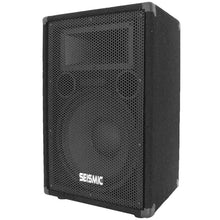 Load image into Gallery viewer, Pair of Premium 12" PA/DJ Speaker Cabinets with two Tripod Speaker Stands