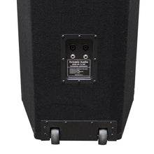 Load image into Gallery viewer, FL-155PC - Pair of Dual Premium 15" PA/DJ Speaker Cabinets with Titanium Horns - Wheel Kits and Rear Handles