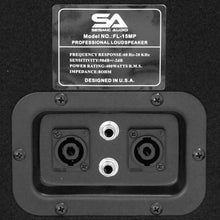 Load image into Gallery viewer, FL-15MP - Pair of Premium 15" PA Floor Monitors with Titanium Horns