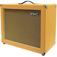 Load image into Gallery viewer, Luke-1x12C - Contemporary Empty 12" Guitar Cabinet - Orange Tolex/Wheat Cloth Grill