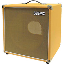 Load image into Gallery viewer, Luke-1x12TR - Traditional Empty 12" Guitar Cabinet - Orange Tolex/Wheat Cloth Grill