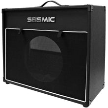 Load image into Gallery viewer, Luke-1x12V - Vintage Empty 12" Guitar Cabinet - Black Tolex/Black Cloth Grill