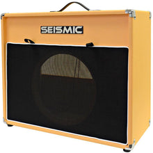 Load image into Gallery viewer, Luke-1x12V - Vintage Empty 12" Guitar Cabinet - Orange Tolex/Black Cloth Grill