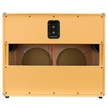 Load image into Gallery viewer, Luke-2x12V - Vintage Empty 12" Guitar Cabinet - Orange Tolex/Wheat Cloth Grill