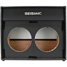 Load image into Gallery viewer, Luke-2x12V - Vintage Empty 12" Guitar Cabinet - Black Tolex/Black Cloth Grill