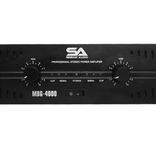 Load image into Gallery viewer, Pair of 18" PA Bass Sub woofer Cabinets, Power Amplifier, and Cables