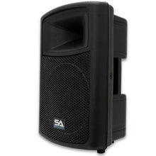 Load image into Gallery viewer, Pair of 12" PA DJ Molded Speakers and Stands