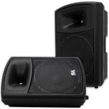 Load image into Gallery viewer, Pair of 15" PA DJ Molded Speakers and Stands