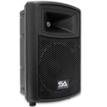Load image into Gallery viewer, Pair of 10" PA DJ Molded Speakers and Stands