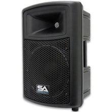 Load image into Gallery viewer, Pair of 10" PA DJ Molded Speakers and Stands