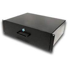 Load image into Gallery viewer, 10 Space Rack Case with Casters and 3 Space Drawer