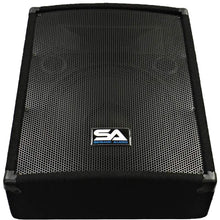 Load image into Gallery viewer, SA-12MT-PW - Powered 2-Way 12" Floor / Stage Monitor Wedge Style with Titanium Horn