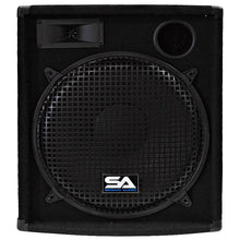 Load image into Gallery viewer, Pair of 15" Compact DJ / PA Speaker Cabinets and Tripod Stands
