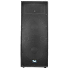 Load image into Gallery viewer, SA-155T - Pair Dual 15" Pro Audio PA / DJ Speaker Cabinets Titanium Horns
