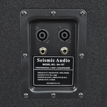 Load image into Gallery viewer, Pair of Empty 15 Inch PA / DJ / Band Speaker Cabinets with Titanium Horns