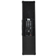 Load image into Gallery viewer, SA-CPPA1 - Powered Compact Portable PA System - 4x5 Column Speaker, 12 Inch Subwoofer and Pole