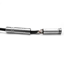 Load image into Gallery viewer, SA-iREQES6i - Pair of 6 Inch Headphone Extender/Adapter Cable Right Angle 1/8" (3.5mm) Male to 1/4" TRS Female
