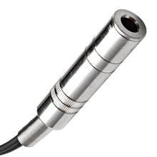 Load image into Gallery viewer, SA-iREQES6i - Pair of 6 Inch Headphone Extender/Adapter Cable Right Angle 1/8" (3.5mm) Male to 1/4" TRS Female