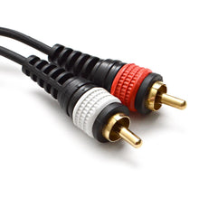 Load image into Gallery viewer, SAiRTSY6 - Right Angle 1/8" to Dual Male RCA Patch Cable