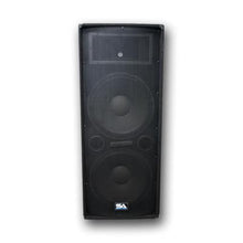 Load image into Gallery viewer, Pair of Dual 15" PA Speakers and Two 18" Subwoofer Cabinets