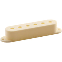 Load image into Gallery viewer, 3 Pack of Antique Ivory Single Coil Pickup Covers - Strat Guitar Style