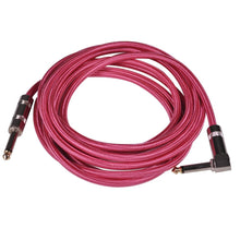 Load image into Gallery viewer, SAGCR-12-VAR - 4 Pack of 12 Foot Various Color Guitar / Instrument Cables