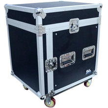 Load image into Gallery viewer, 10 Space Rack Case with Slant Mixer Top
