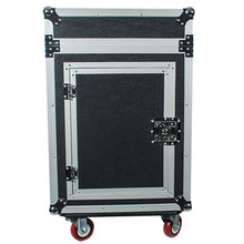 Load image into Gallery viewer, 12 Space Rack Case with Slant Mixer Top